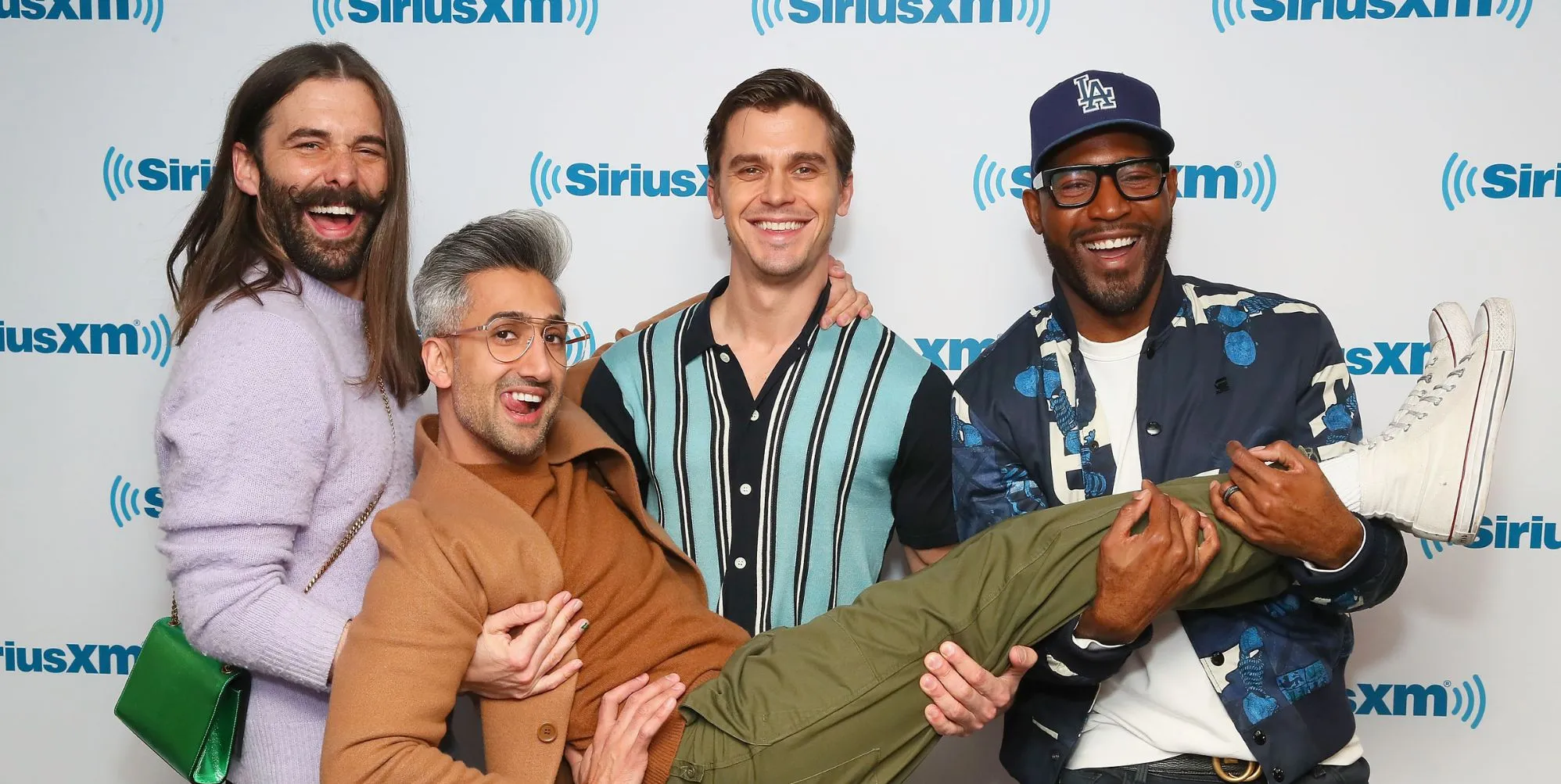 Queer Eye stars Jonathan Van Ness, Antoni Porowski, Karamo Brown, and Tan France.