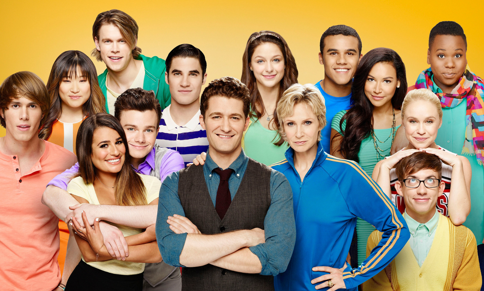 Glee cast.