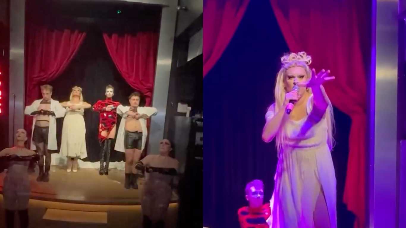 RuPaul’s Drag Race star Jan Sport has recreated Lady Gaga’s Abracadabra music video.